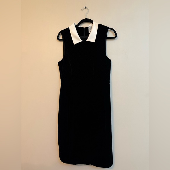 Mise En Scène by Ruffian 2009 Black Velvet Midi Sleeveless Dress - Picture 1 of 4